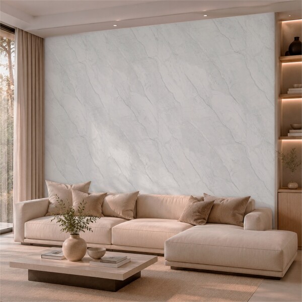 Pack x3 Placa PVC Símil Mármol 2,44x1,22m 3mm Resistente Gris Veteado 2