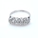 Anillo en oro blanco 18K con brillantes Anillo en oro blanco 18K con brillantes