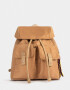 Mochilas Urbanas Mochila Deportiva Con Solapa - Marron Beige