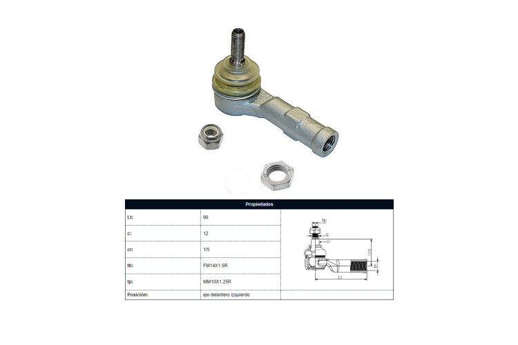 Puntero Renault Twingo/Scenic/Clio/Symbol/Kangoo/Megane 96-25 Izq Puntero Renault Twingo/Scenic/Clio/Symbol/Kangoo/Megane 96-25 Izq