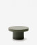Mesa de centro Aiguablava de cemento verde Ø 90 cm