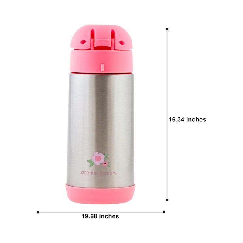 BOT.AI.SJ.350 Botella Térmica Infantil Ac. Inox. 350 Ml Stephen Joseph - Conejo