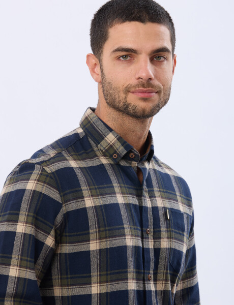 CAMISA DE VIYELA Verde