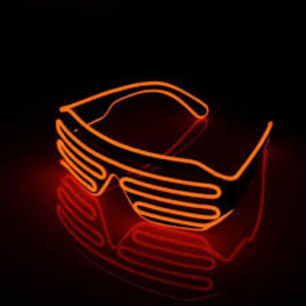 Lentes Led con Control - Naranja 