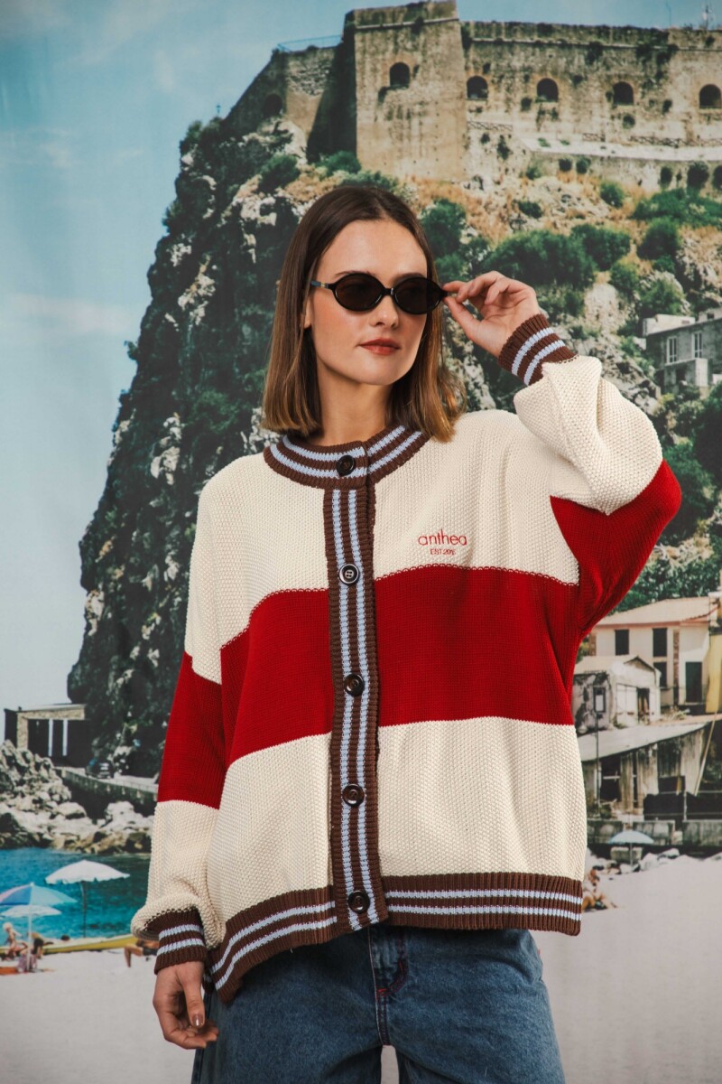 Cardigan New Glory Crudo