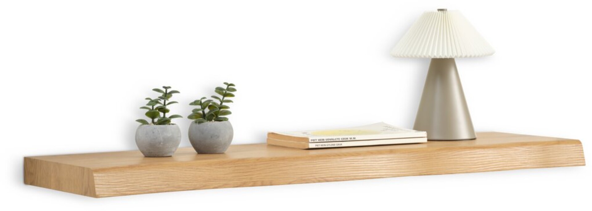 Estante flotante TERP borde natural roble natural 