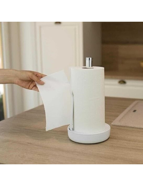 PORTA ROLLO ACERO 16.5X16.5X30CM BLANCO PORTA ROLLO ACERO 16.5X16.5X30CM BLANCO