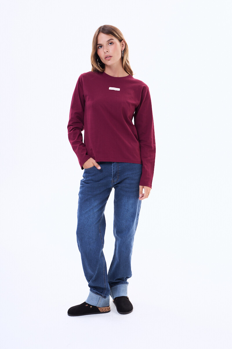 Remera Freya Bordo