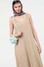 VESTIDO SUELTO Beige