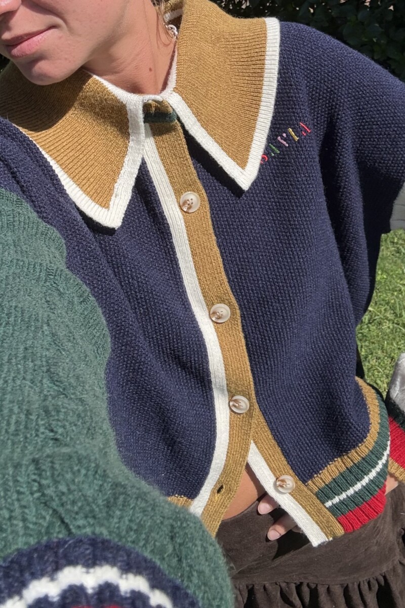 PRE VENTA CARDIGAN FUN Azul