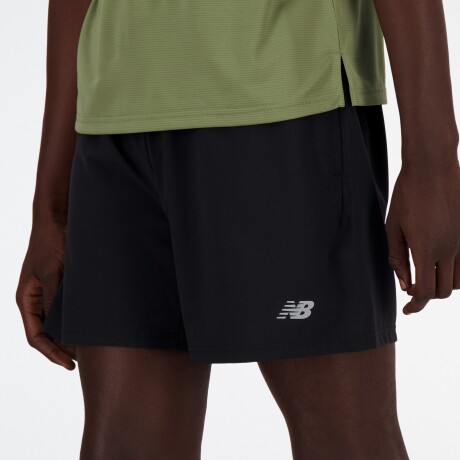 Short New Balance de Hombre - 5 INCH LINED - MS41230BK BLACK