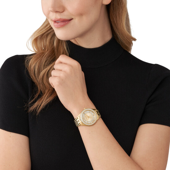 Reloj MICHAEL KORS HARLOWE Acero Dorado Esfera 38mm 0
