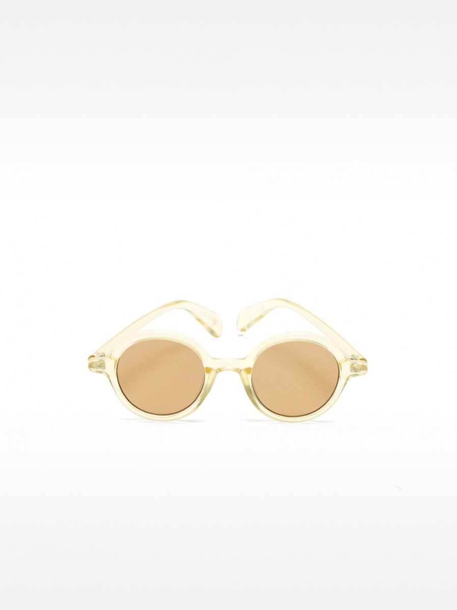 Gafas De Sol Redondas - gris 