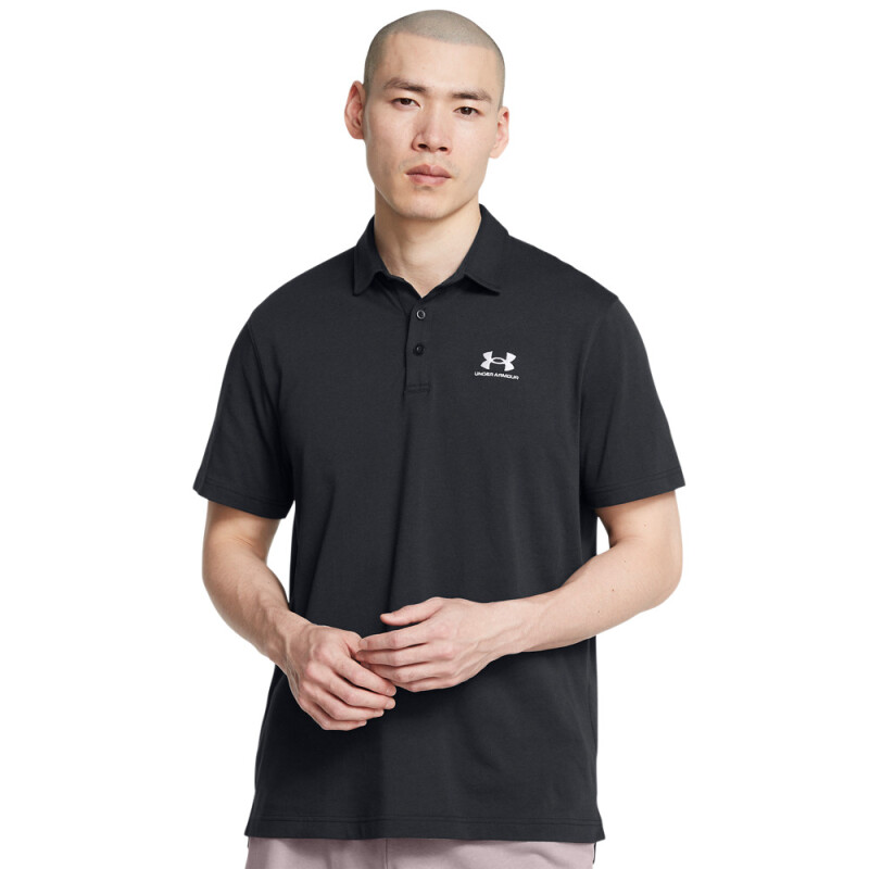 UA Icon Polo-BLU BLK-001