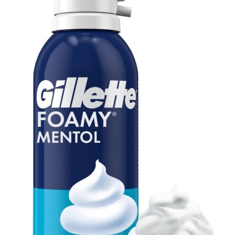 GILLETTE ESPUMA DE AFEITAR FOAMY MENTOL 179ml GILLETTE ESPUMA DE AFEITAR FOAMY MENTOL 179ml