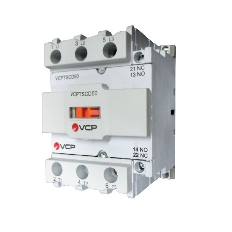 CONTACTOR 50AMP 22KW 1NA-1NC CONTACTOR 50AMP 22KW 1NA-1NC