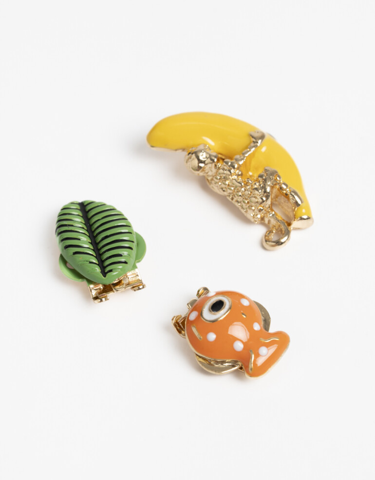 Bijouterie Vs Color Set De Pins Para Ojotas - Combinacion Multicolor