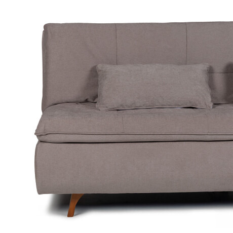 Sofá Cama Maira - Tela Microfibra 10287 (Tostado)