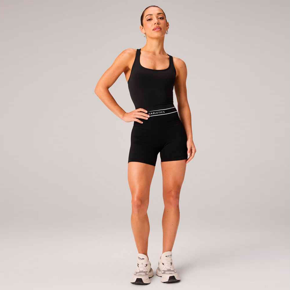 Bividi Seamless Built-In Bra Bividi Mujer Black/classic White Fabletics