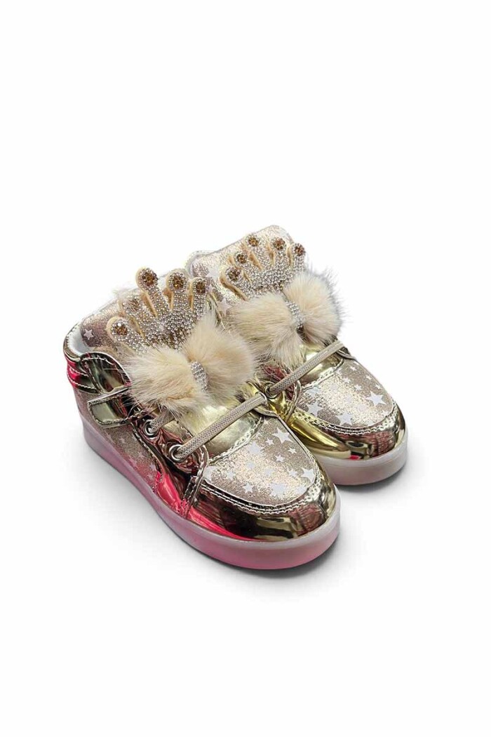 BOTA DEPORTIVA BBO CON CORONA Dorado