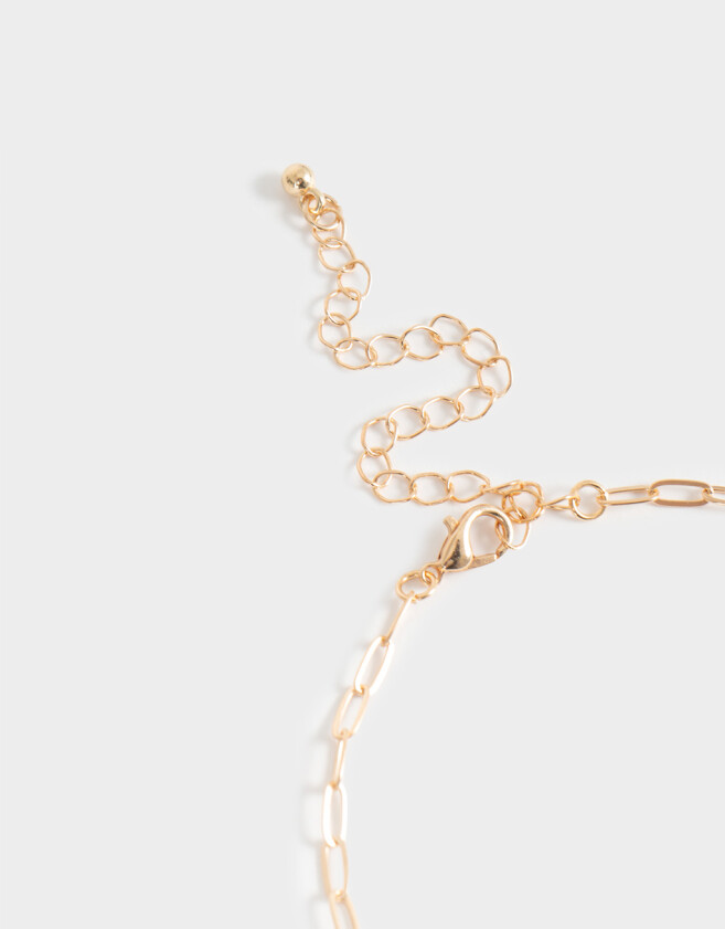 Collares Cortos Religioso Collares Largo Multi Dijes - Dorado
