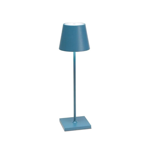 Lámpara de mesa LED inalámbrica 5W celeste USB-C IX5004