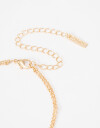 Collares Cortos Lucky charm Collar Beads Y Elefante Lucky - Dorado