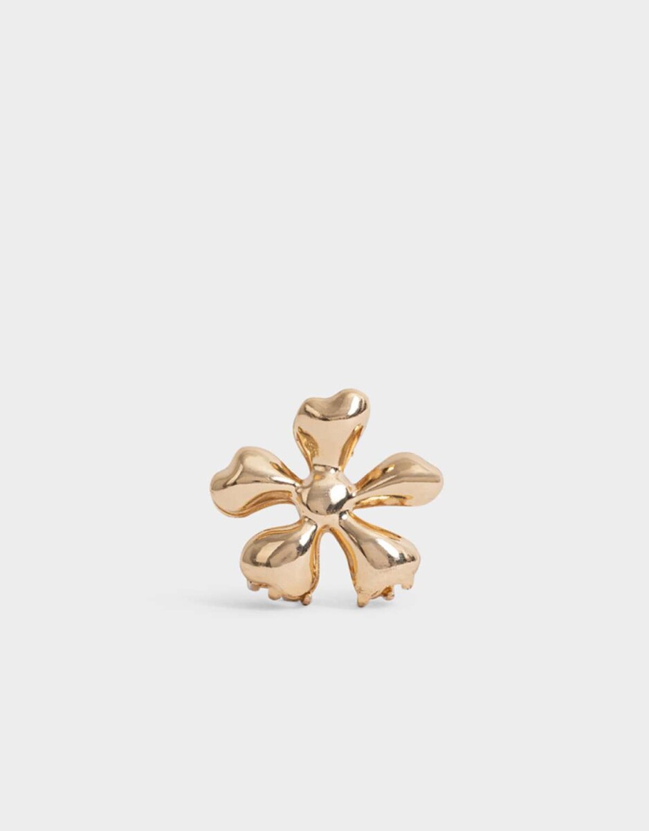 Broche De Flor - Dorado 