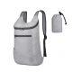 Mochila De Viaje Impermeable Plegable Multiuso Almacenar Color gris