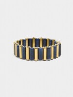 Pulsera Con Cuentas Efecto Piedra azul