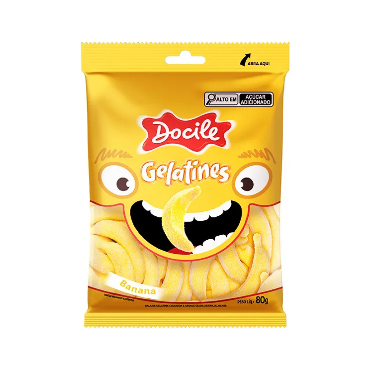 Gelatina Docile 80 grs - Banana 