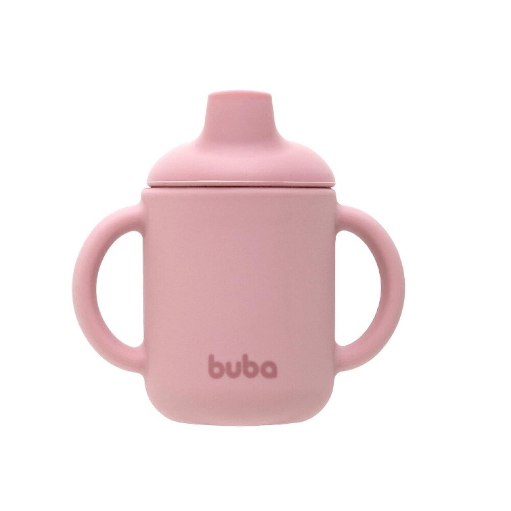 Vaso entrenamiento 100% silicona - buba rosa