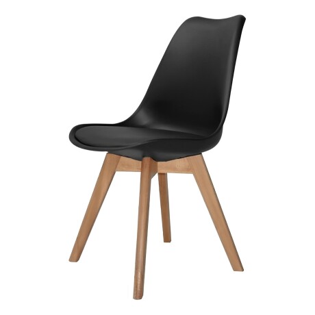 Juego de Comedor Eames Mesa Rectangular 120x80 + 4 Sillas Eames Acolchonadas Blanco