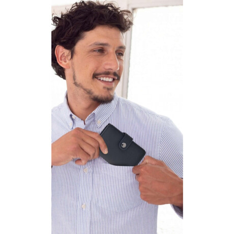 Tarjetero Tiziano Anti Clonacion Negro