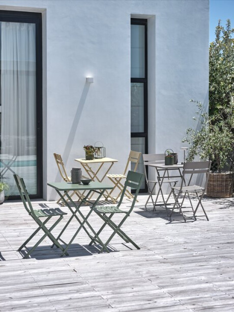 Set de balcón ABORG W60xL60 verde Set de balcón ABORG W60xL60 verde