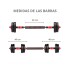 Set Mancuernas Ajustable Regulables 20kg Juego Kit 3 En 1 Disco Pesa Barra Imback Color Negro Y Rojo Set Mancuernas Ajustable Regulables 20kg Juego Kit 3 En 1 Disco Pesa Barra Imback Color Negro Y Rojo