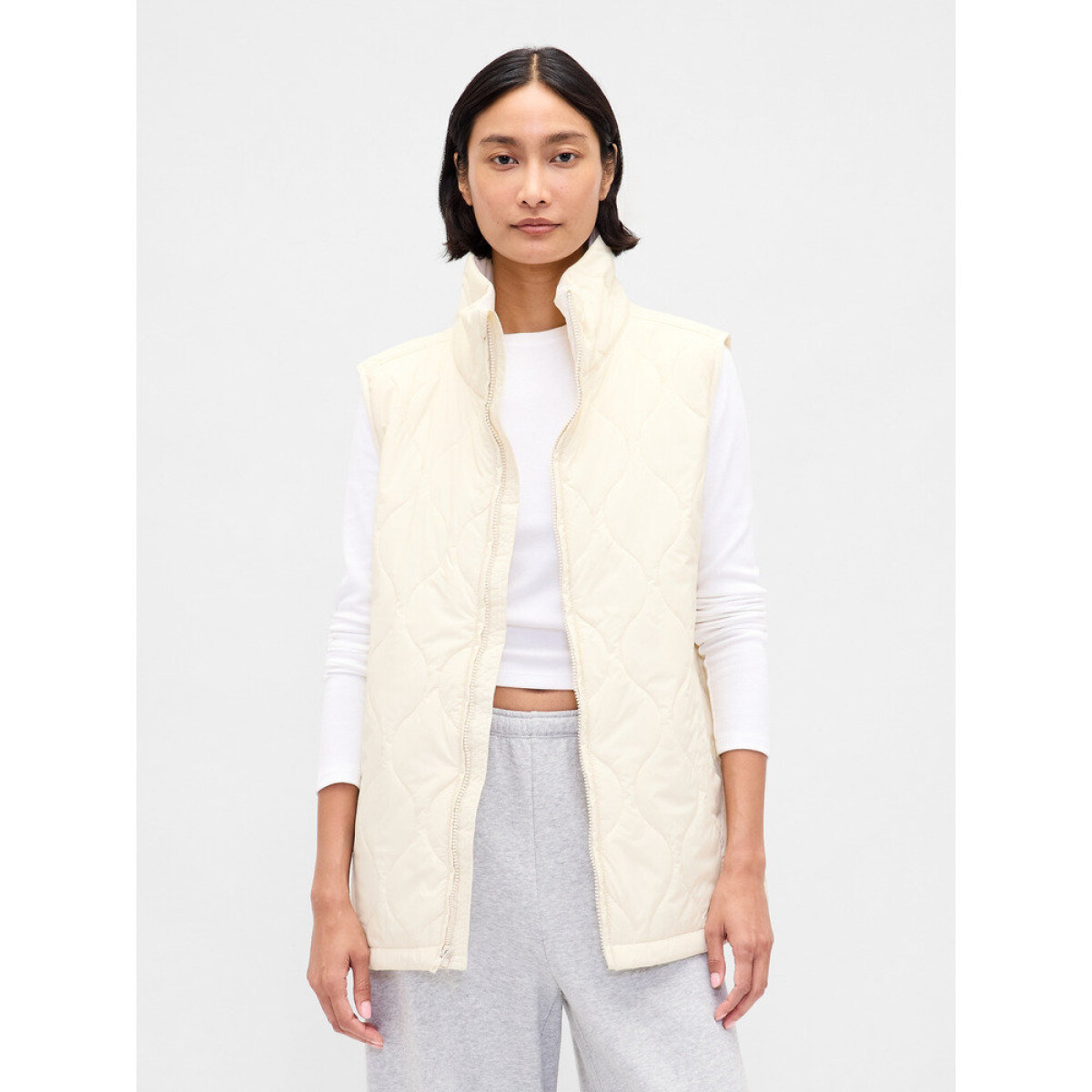 LT WT PRIMALOFT PUFFER VEST - CHINO 