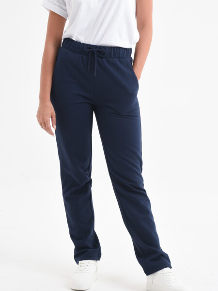 Pantalón deportivo recto Azul