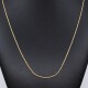 Cadena en oro 18k amarillo, fina. Largo 45cm Cadena en oro 18k amarillo, fina. Largo 45cm
