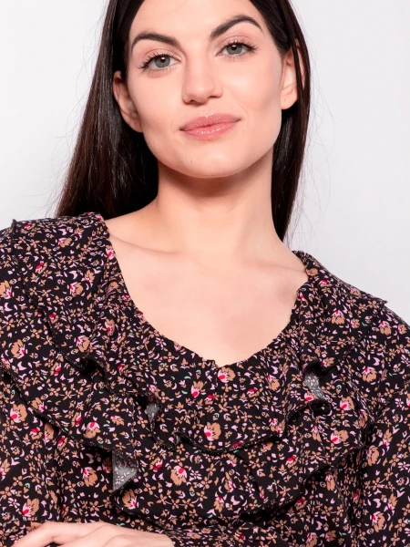 BLUSA ALLIE MARTINETA NEG FLOREA