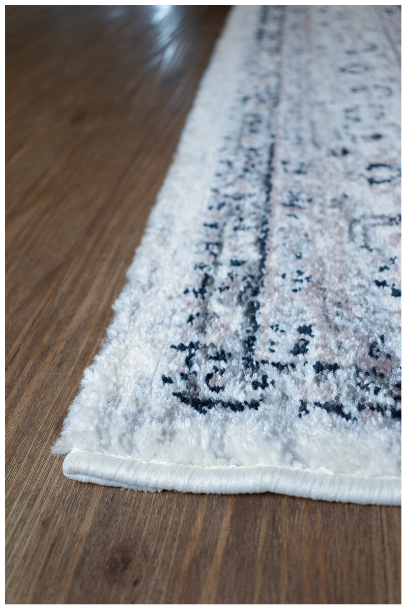 SEVILLA ALFOMBRA SEVILLA SEV/0131/X112 160X230 PAPER WHITE/DUSTY ROSE