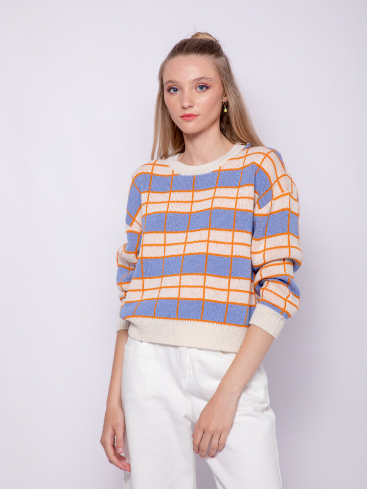 SWEATER MEGARA Celeste Cielo