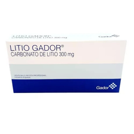 Litio 300mg 60 Comprimidos Litio 300mg 60 Comprimidos