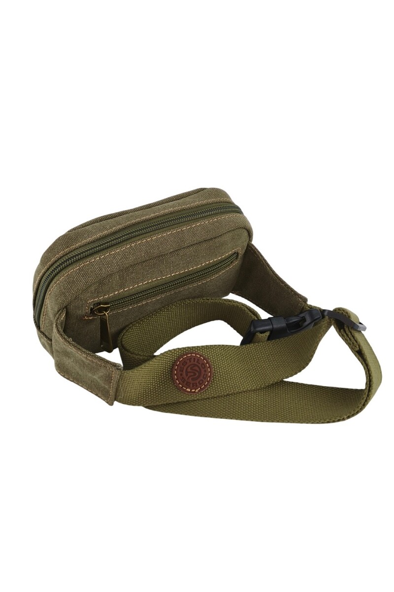 Riñonera de Lona Premium Verde