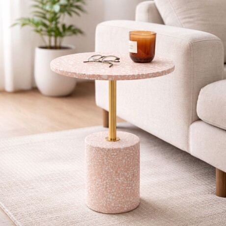 MESA AUXILIAR AMORE PINK Rosa - CIRCULAR