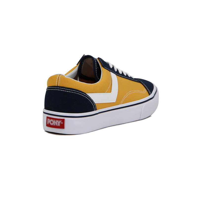 Pony Champion Old School Casual Lona - Marino/amarillo Marino-Amarillo