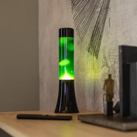 Lámpara de lava verde y amarilla de 30 cm Sc