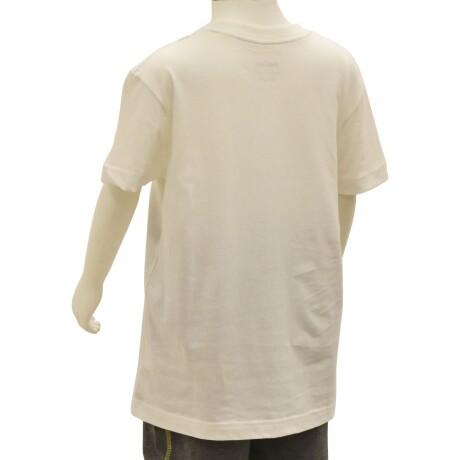 Remera Reebok B RBK GR Deportiva Casual Para Niños y Jóvenes Blanco