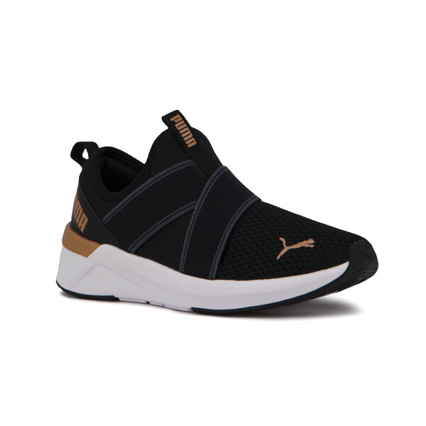 Championes Mujer Puma Running Softride Harli Negro-blanco