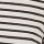 Remera Básica Cuello Redondo Manga Corta Mujer White Black Stripe